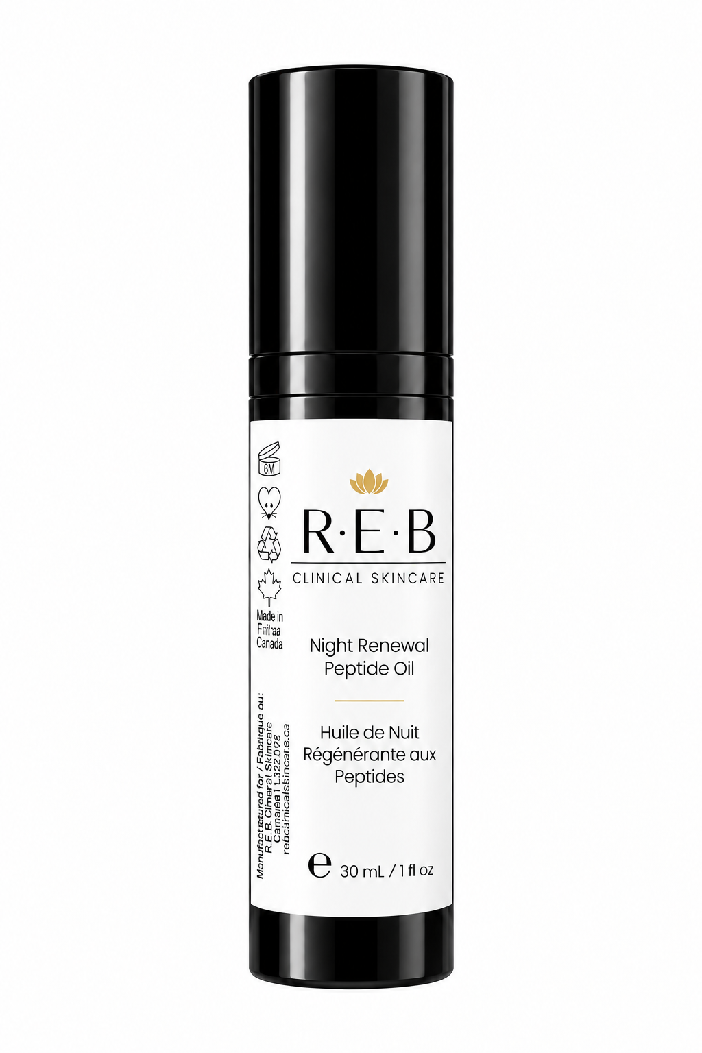 Nighttime Peptide Face Oil | Renewal Oil Serum | Medi-Organic Collection
