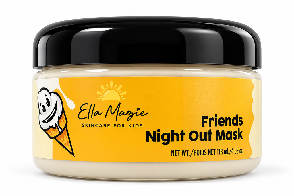 Kids' Clay Face Mask | Gentle Kaolin Mask for Spa Nights & Sleepovers