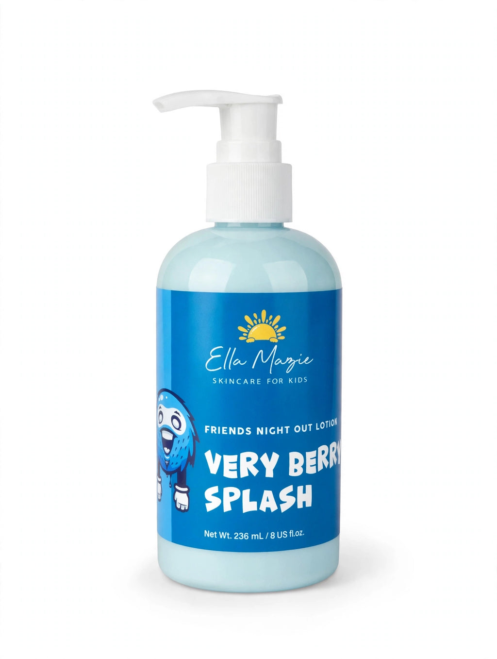 Ella Mazie Friends Night Out Lotion, Very Berry Splash bottle