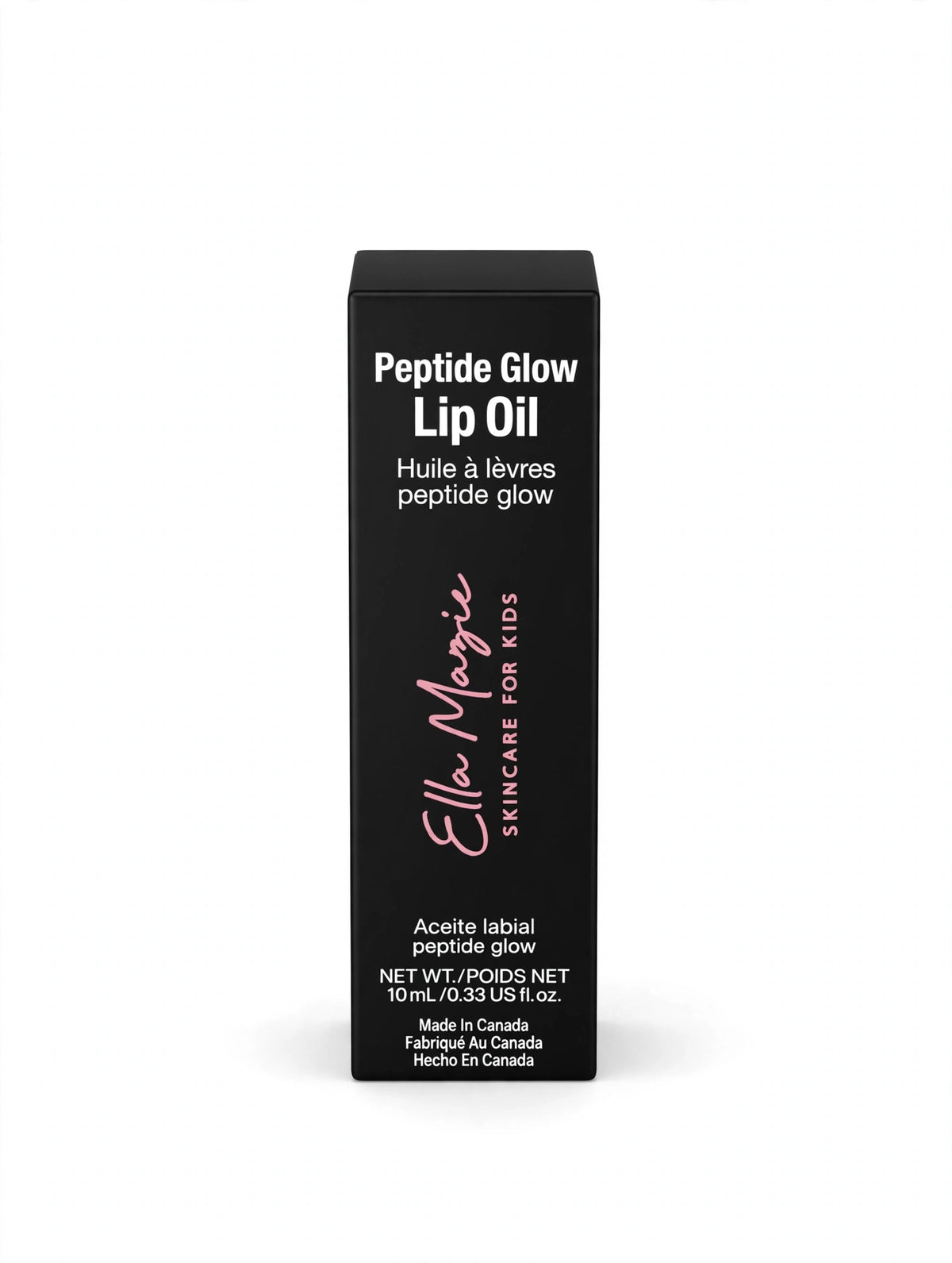 Ella Mazie Peptide Glow Lip Oil box